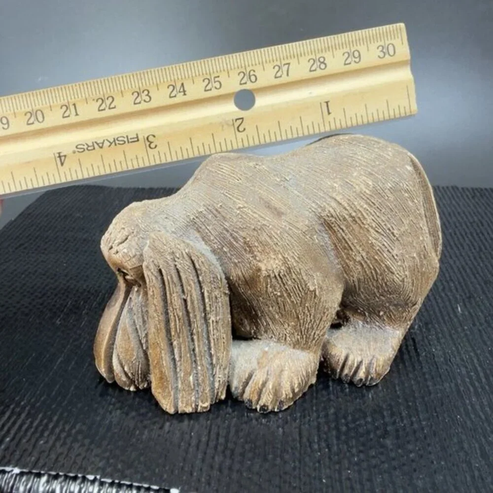 Vintage Artesania Rinconada Handmade In Uruguay Bloodhound Figurine‎ Retired VTG